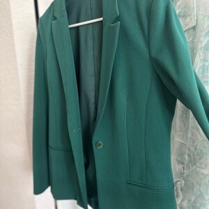 Gently Used Theory Green Blazer